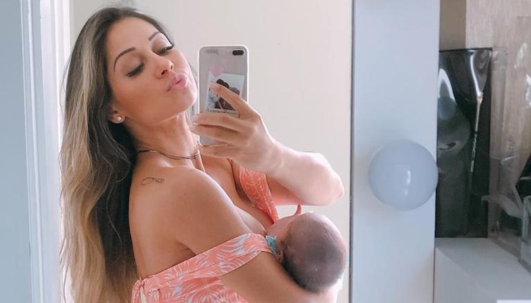Fofura! Mayra Cardi mostra look de verão da filha, Sophia: ”Vamos pro sol?”