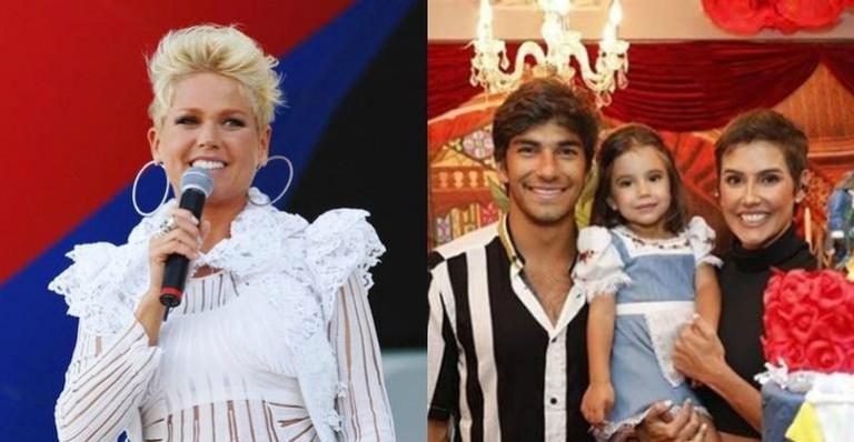 Xuxa faz surpresa em festa de Maria Flor, filha de Deborah Secco e Hugo Moura, e encanta convidados