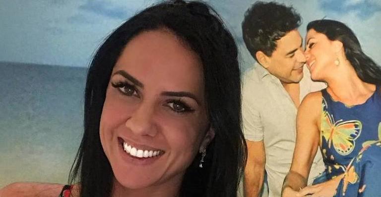 Noiva de Zezé Di Camargo, Graciele Lacerda faz a temperatura subir ao exibir barriga negativa