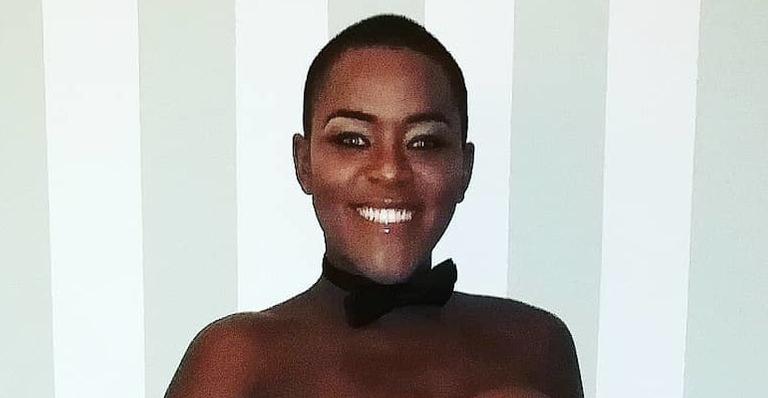 Gravidíssima, ex-BBB Angélica faz ensaio fotográfico dentro de banheira cheia de leite e impressiona