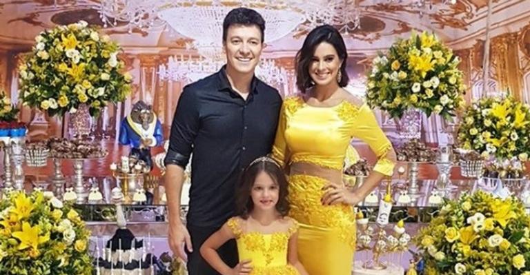 Rodrigo Faro e Vera Viel fazem luxuosa festa temática para filha comemorar aniversário de 6 anos