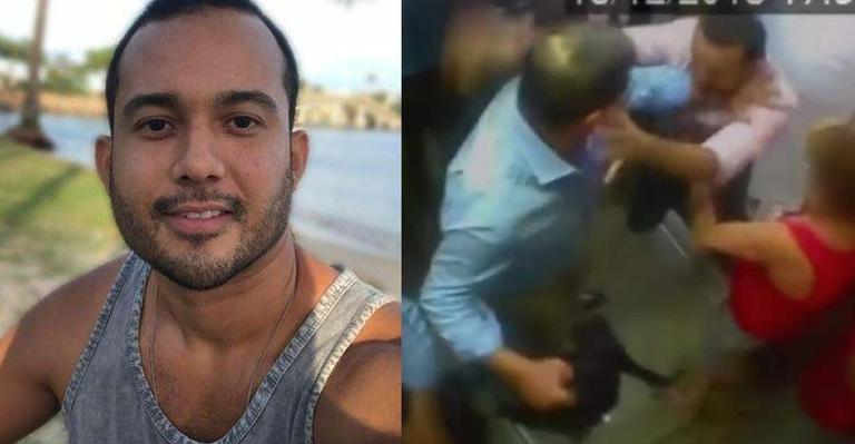 Repórter de afiliada da Globo é flagrado agredindo idoso e explica os seus motivos
