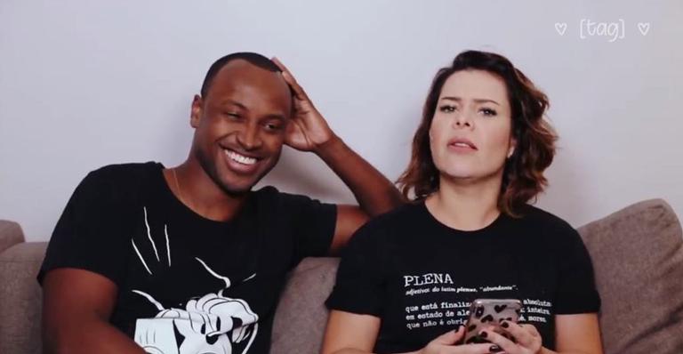 Thiaguinho relembra momento divertido com Fernanda Souza