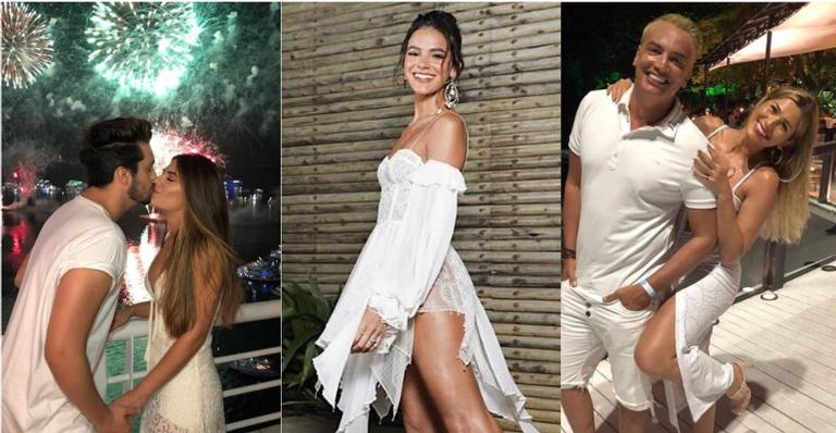 Veja como foi a comemoração de Ano-Novo dos famosos