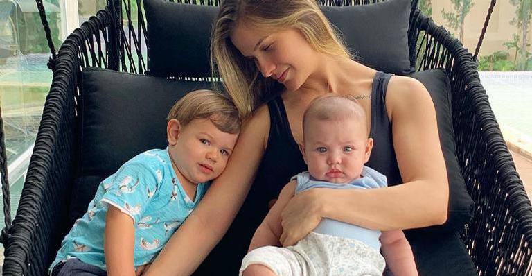 Andressa Suita encanta ao mostrar diversão dos filhos: ”Dormir que é bom, nada”