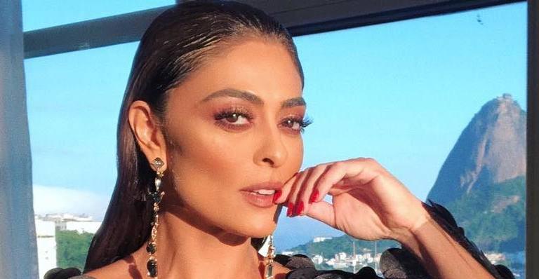 Juliana Paes enlouquece a web com clique sensual praticamente nua: ”Deusa do Olimpo”