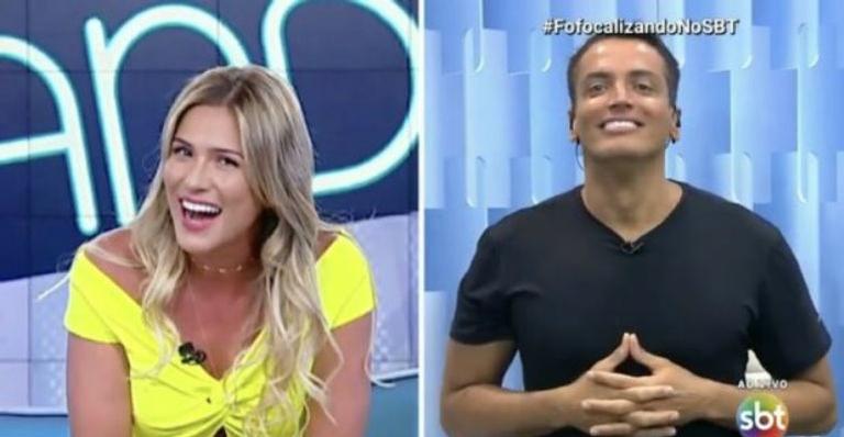 Léo Dias surpreende Lívia Andrade com cantada ao vivo na TV
