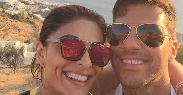 Na Disney, Juliana Paes se declara ao marido: ”Parceiro de aventuras”