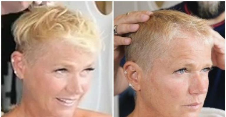 Xuxa rebate críticas após raspar os cabelos e posar sem make: ”Aceitem!”
