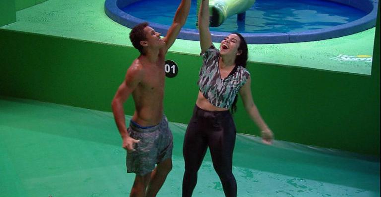 Após 13 horas, Elana e Danrley vencem a Prova do Líder