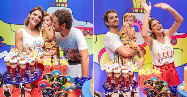 Rafa Brites e Felipe Andreoli comemoram o aniversário de 2 anos do filho, Rocco