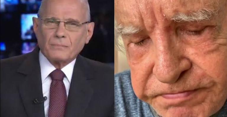 Cid Moreira lamenta morte de Ricardo Boechat: ”Trabalhador incansável”