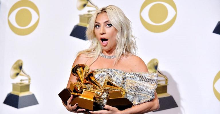 Estrela da noite, Lady Gaga leva três prêmios no Grammy 2019
