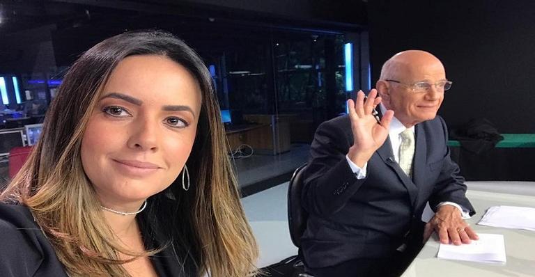 Paloma Tocci, ex-colega de bancada de Ricardo Boechat, lamente morte do amigo