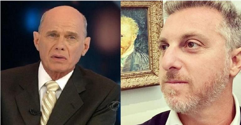 Emocionado, Luciano Huck lamenta morte de Ricardo Boechat: ”Chocado e triste”