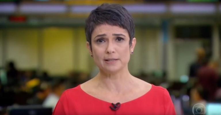 Sandra Annenberg aparece visivelmente abalada ao encerrar o ‘Jornal Hoje’