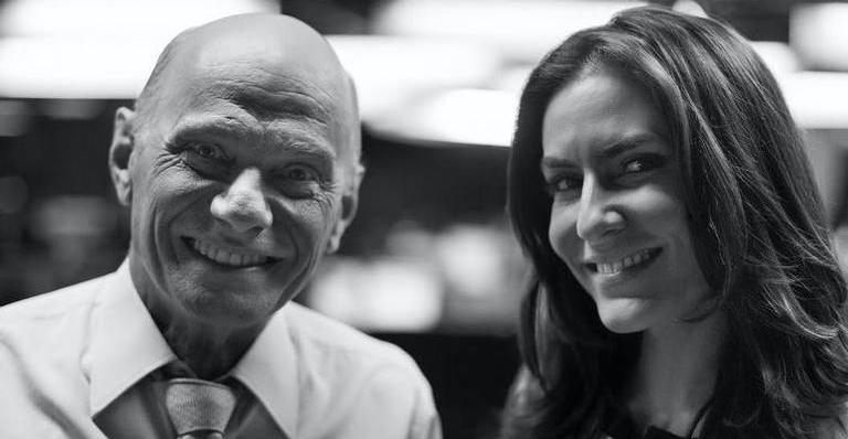 Ticiana Villas-Boas, que dividia bancada com Boechat, rompe silêncio e lamenta morte do jornalista