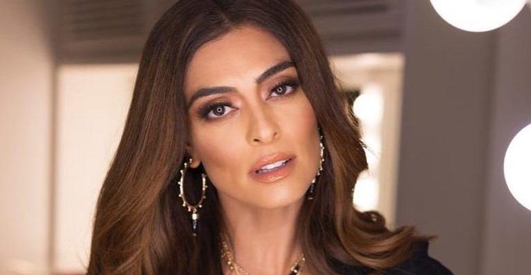 Juliana Paes ensina truque para conseguir tirar foto sensual