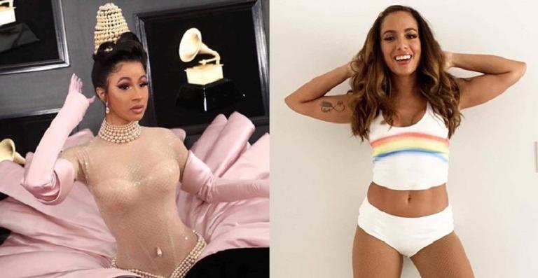 Anitta manda mensagem de apoio e pede que Cardi B volte às redes sociais