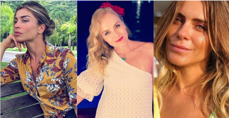 Pré-carnaval! Grazi Massafera, Angelica e Carolina Dieckmann malham juntas: ”Unidos da beleza”