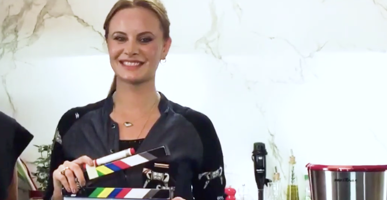 Luiza Hoffman exibe prato delicioso no Bate Bola na Cozinha