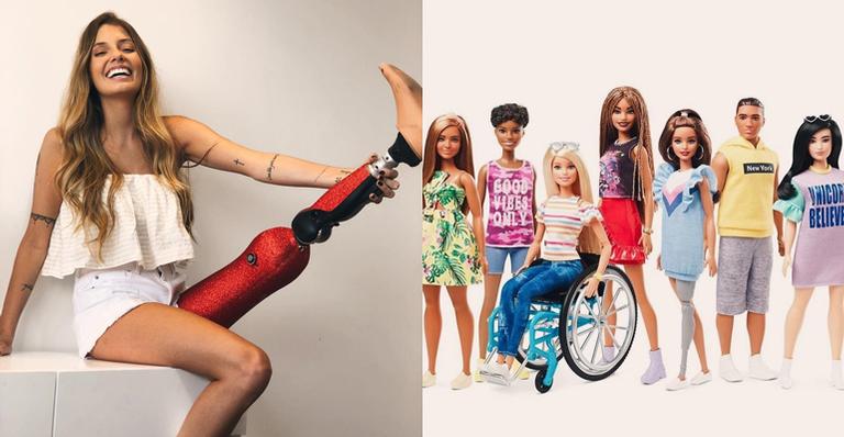 Modelo Paola Antonini comemora lançamento de Barbie com deficiência física
