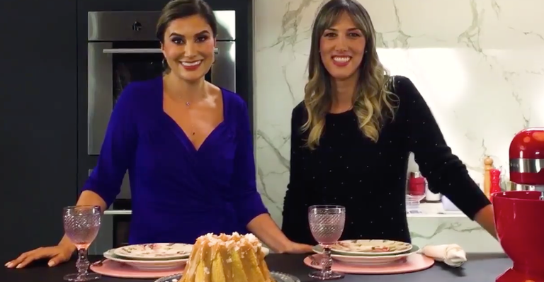 Sandra Matarazzo adocica o Bate Bola na Cozinha com receita impressionante