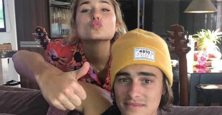 Bruno Montaleone reclama de saudade de Sasha Meneghel