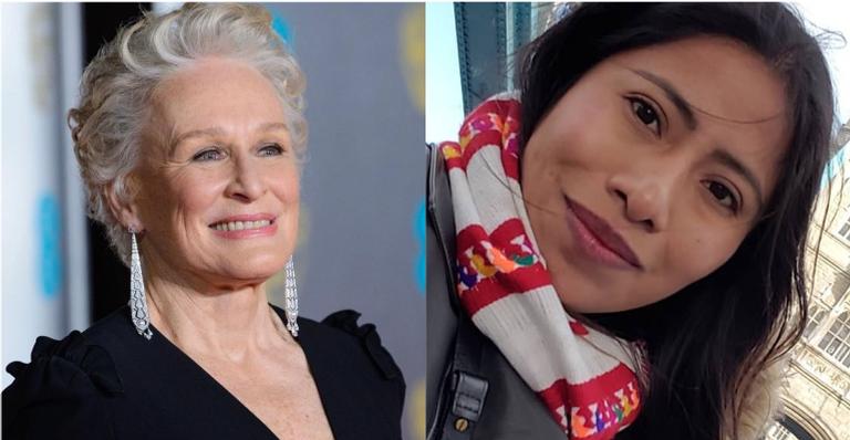 Glenn Close posa com Yalitza Aparicio e rasga elogios para a indígena: ”Tesouro nacional mexicano”