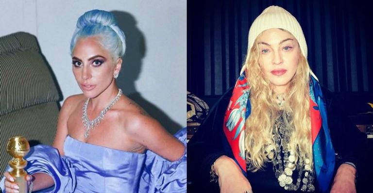 Lady Gaga e Madonna posam agarradinhas em after party do Oscar e afastam boatos de rivalidade