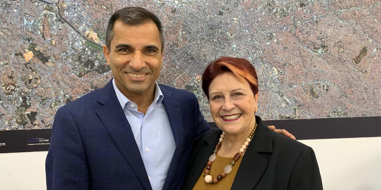 Deputada Edna Macedo visita Secretário Chefe da Casa Civil João Jorge