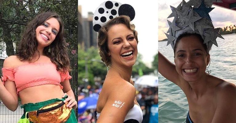 Famosas aderem campanha ‘Não É Não’ contra assédio no Carnaval 2019