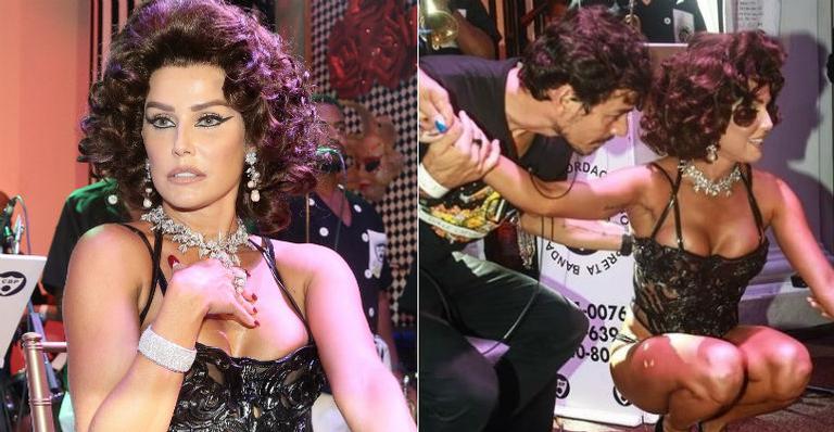 Deborah Secco passa mal durante coroação no Copacabana Palace