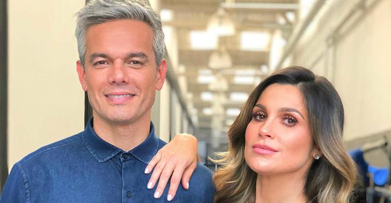 Flávia Alessandra posta foto íntima ao lado do marido Otaviano Costa