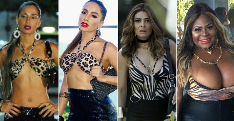 Camila Pitanga e Juliana Paes se derretem por fantasias de Anitta e Jojo Todynho