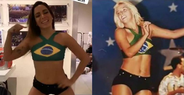 Anitta se transforma em Carla Perez para a Ressaca do Bloco das Poderosas
