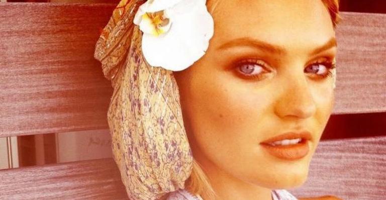 Modelo Candice Swanepoel empina bumbum em foto e ‘furinho’ causa polêmica