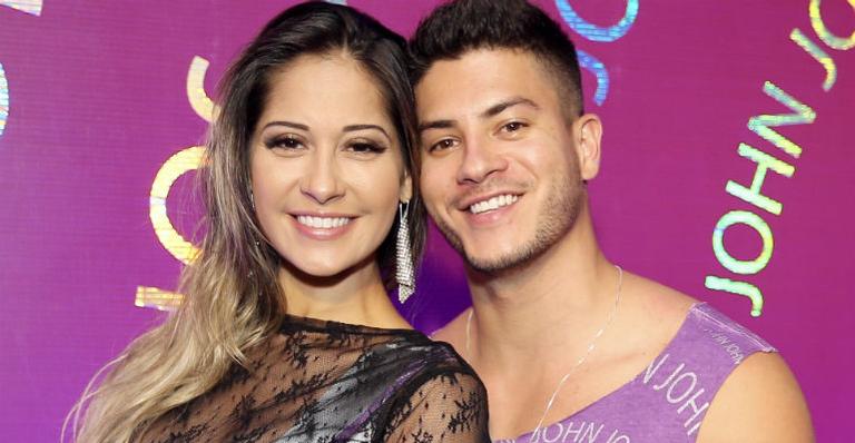 Mayra Cardi e Arthur Aguiar aproveitam último dia de desfiles no Rio de Janeiro