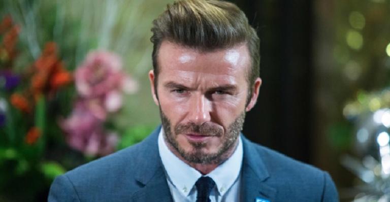 David Beckham fica incomodado com brincadeira feita por humorista britânico