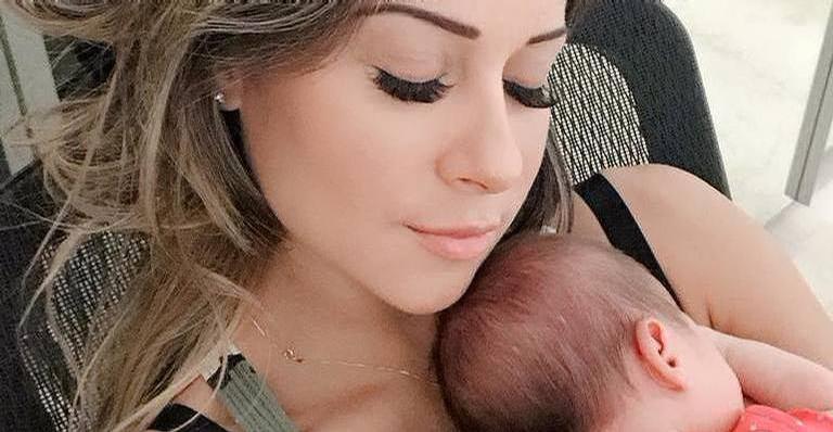 Mayra Cardi flagra momento de puro amor entre Arthur Aguiar e a filha, Sophia