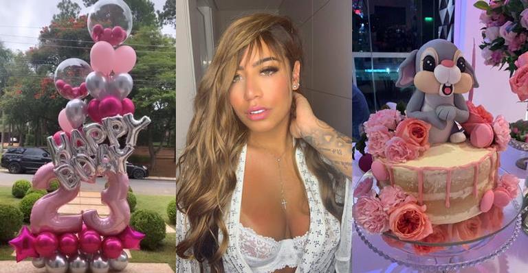 Rafaella Santos faz festa para comemorar aniversário de 23 anos