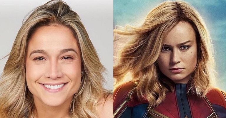 Iguais? Dani Calabresa sugere semelhança de Fernanda Gentil com Capitã Marvel