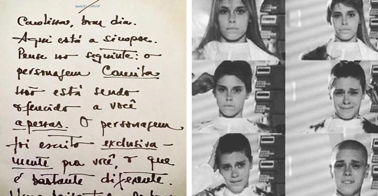 Carolina Dieckmann relembra personagem Camila e mostra bilhete de Maneco que mudou a sua vida