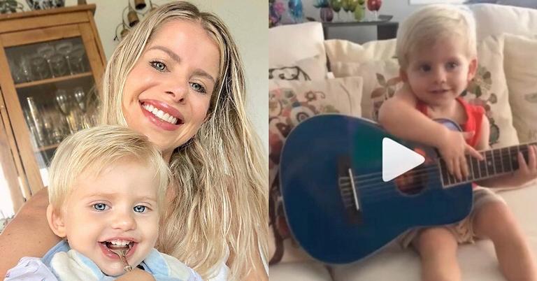 Enrico Bacchi tocando violão é a coisa mais fofa que você vai ver hoje: Confira!