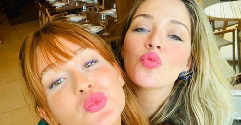 Melhores amigas, Marina Ruy Barbosa posa com o filho de Luma Costa