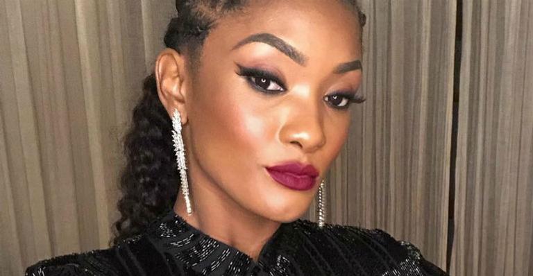Erika Januza aparece em raro clique com o namorado, Victor Evangelista