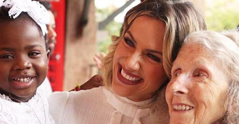 Giovanna Ewbank lamenta morte da avó aos 88 anos e emociona os fãs: ”Se une as fadas”
