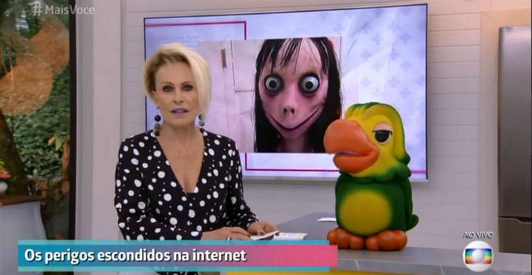 Ana Maria Braga faz alerta e fala sobre boneca Momo no ‘Mais Você’