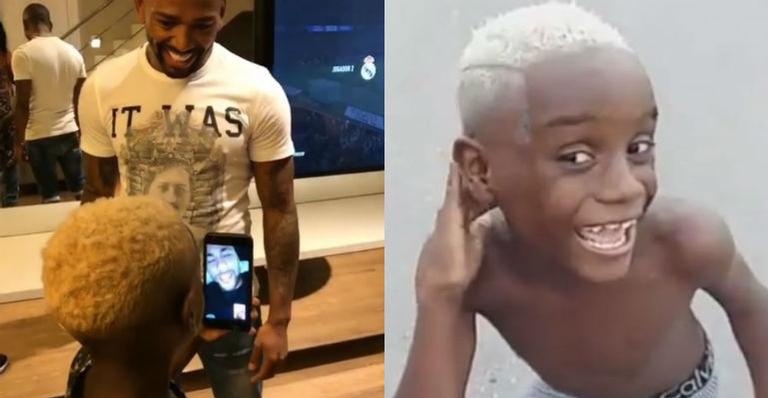 Nego do Borel realiza sonho de menino ‘Nego Ney’ e o apresenta a Neymar