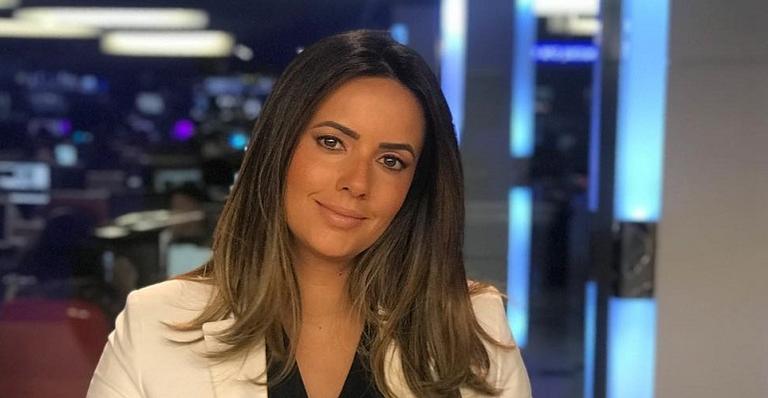 Paloma Tocci se despede do Jornal da Band e faz agradecimento especial para Ricardo Boechat